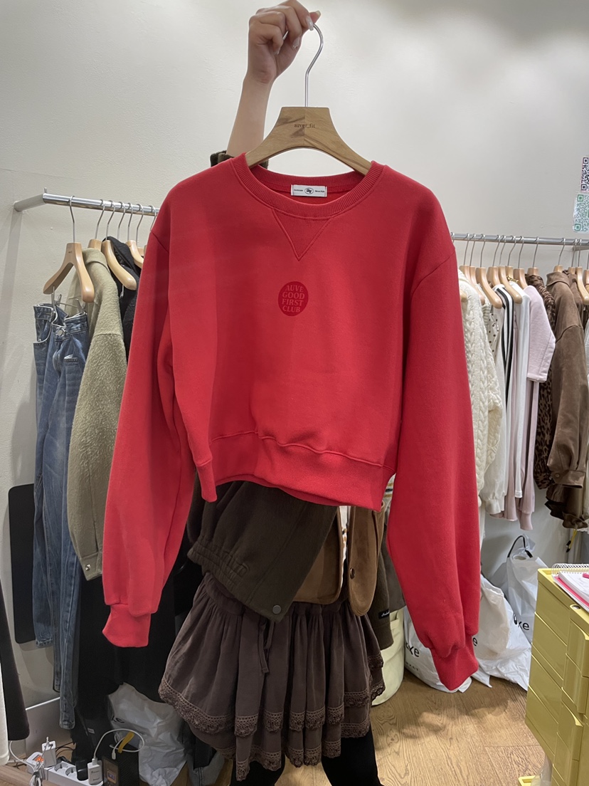 AUVERFIT韓國代購㊣女士新款25秋冬推薦熱賣休閑職業真品衛衣AUVERFIT衛衣圖色3