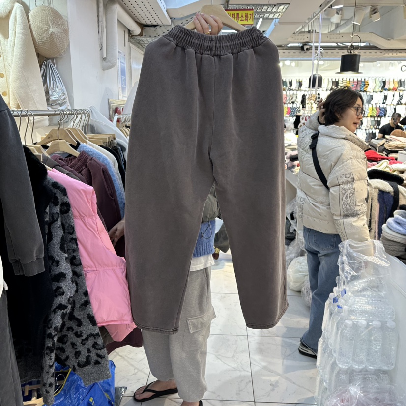 AKRA BY ART韓國代購㊣女裝新款推薦25秋冬真品休閑褲加絨AKRA BY ART休閑褲