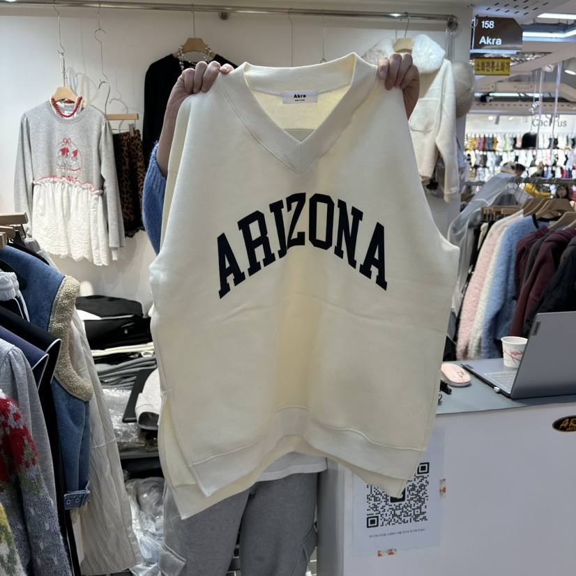 AKRA BY ART東大門㊣直郵女裝新款熱賣人氣休閑職業衛衣V領AKRA BY ART衛衣圖色1