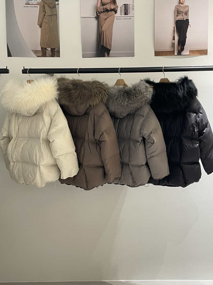 BUTTER-P東大門㊣實拍女裝新品時尚真品休閑短款羽絨服填充鴨BUTTER-P短款羽絨服