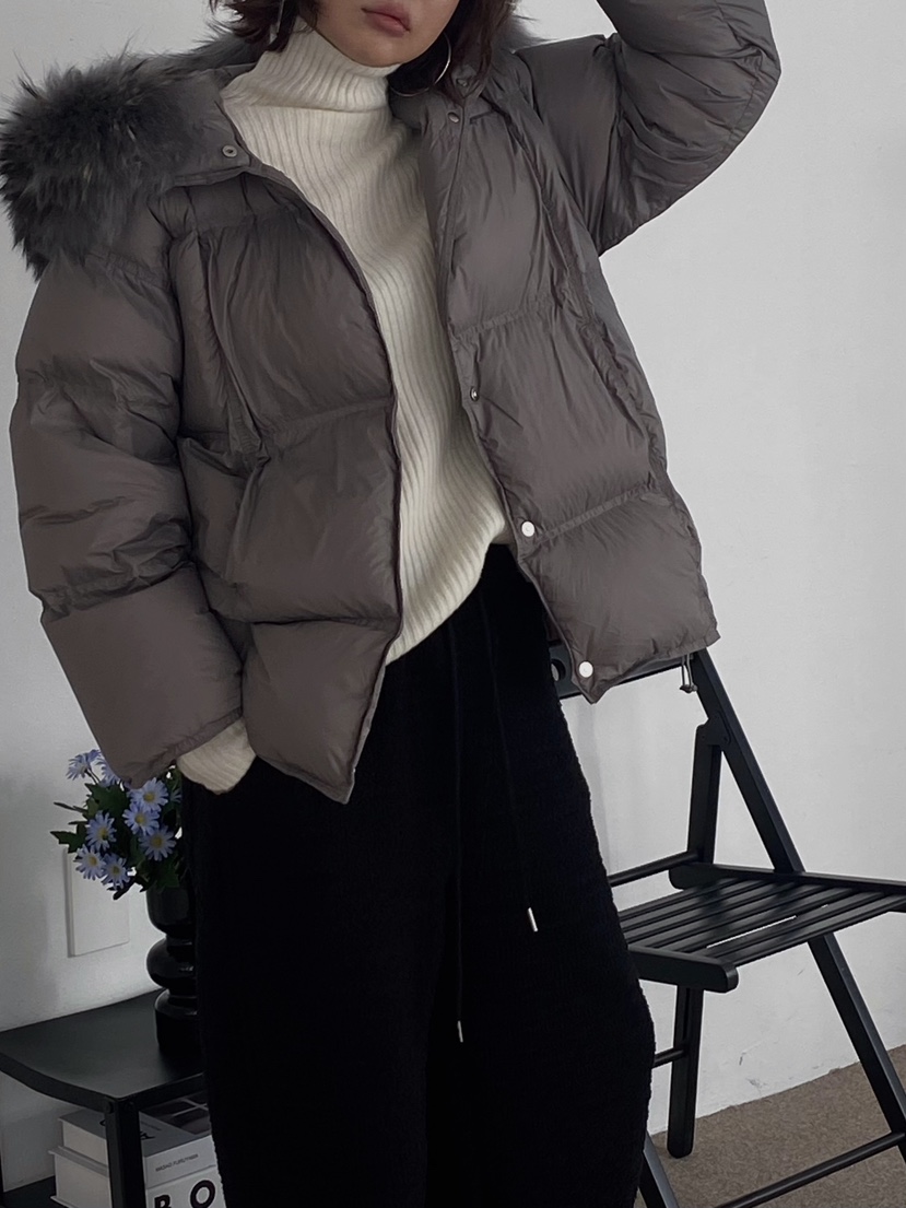 BUTTER-P東大門㊣實拍女裝新品時尚真品休閑短款羽絨服填充鴨BUTTER-P短款羽絨服