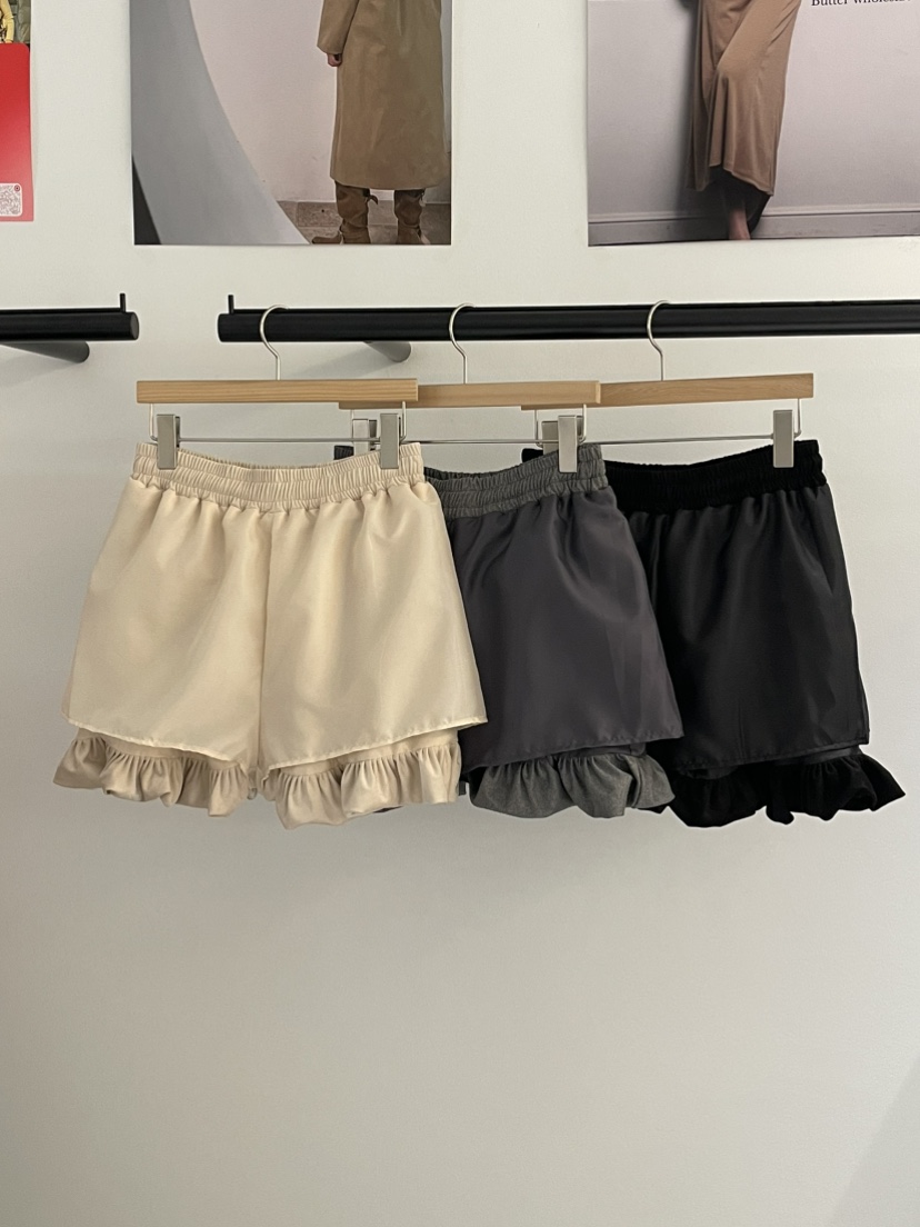 BUTTER-P韓國代購㊣女士新款推薦人氣熱賣25秋冬休閑裙褲麂皮BUTTER-P裙褲