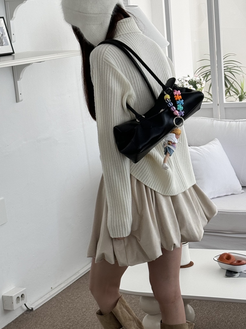 BUTTER-P韓國代購㊣女士新款推薦人氣熱賣25秋冬休閑裙褲麂皮BUTTER-P裙褲