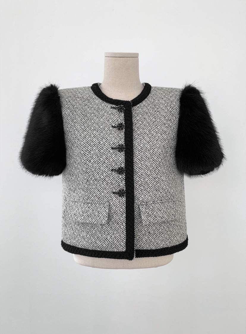 SLIT東大門㊣直郵女士新品真品休閑25秋冬推薦職業短款大衣SLIT短款大衣圖色1