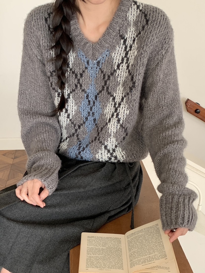 RE:OPENING韓國代購㊣女士新品職業休閑熱賣真品時尚針織衫RE:OPENING針織衫