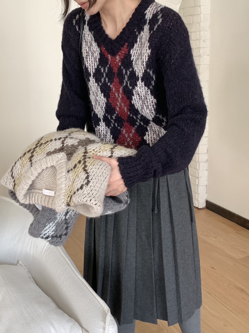 RE:OPENING韓國代購㊣女士新品職業休閑熱賣真品時尚針織衫RE:OPENING針織衫