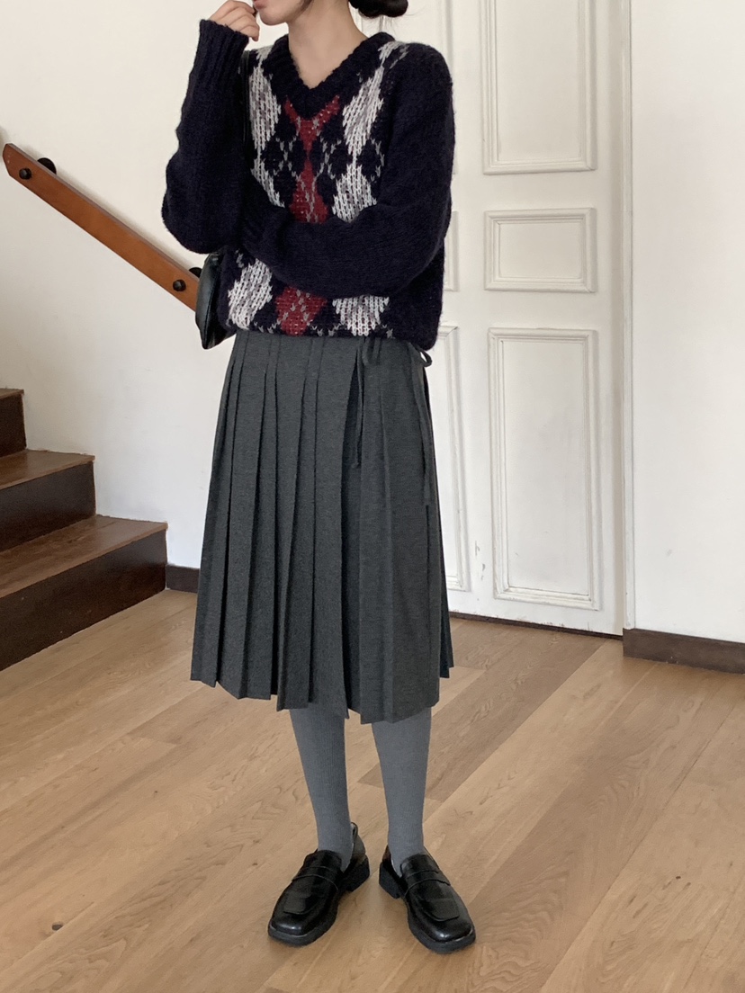 RE:OPENING韓國代購㊣女士新品職業休閑熱賣真品時尚針織衫RE:OPENING針織衫