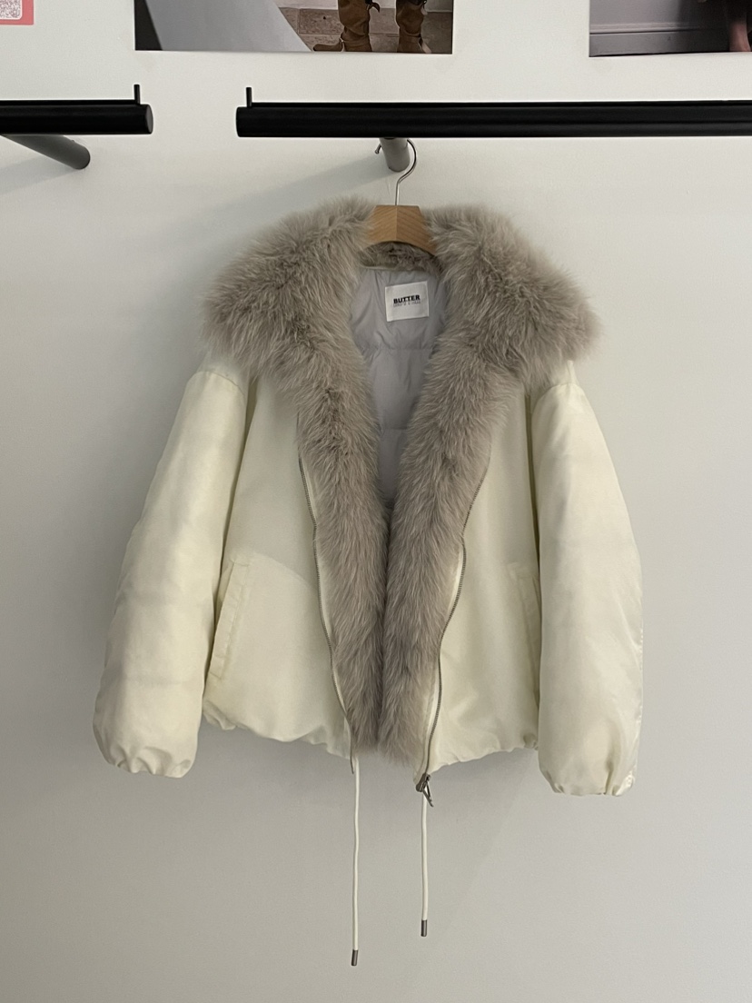 BUTTER-P東大門㊣代購女士新品25秋冬職業短款羽絨服填充鴨絨BUTTER-P短款羽絨服圖色1