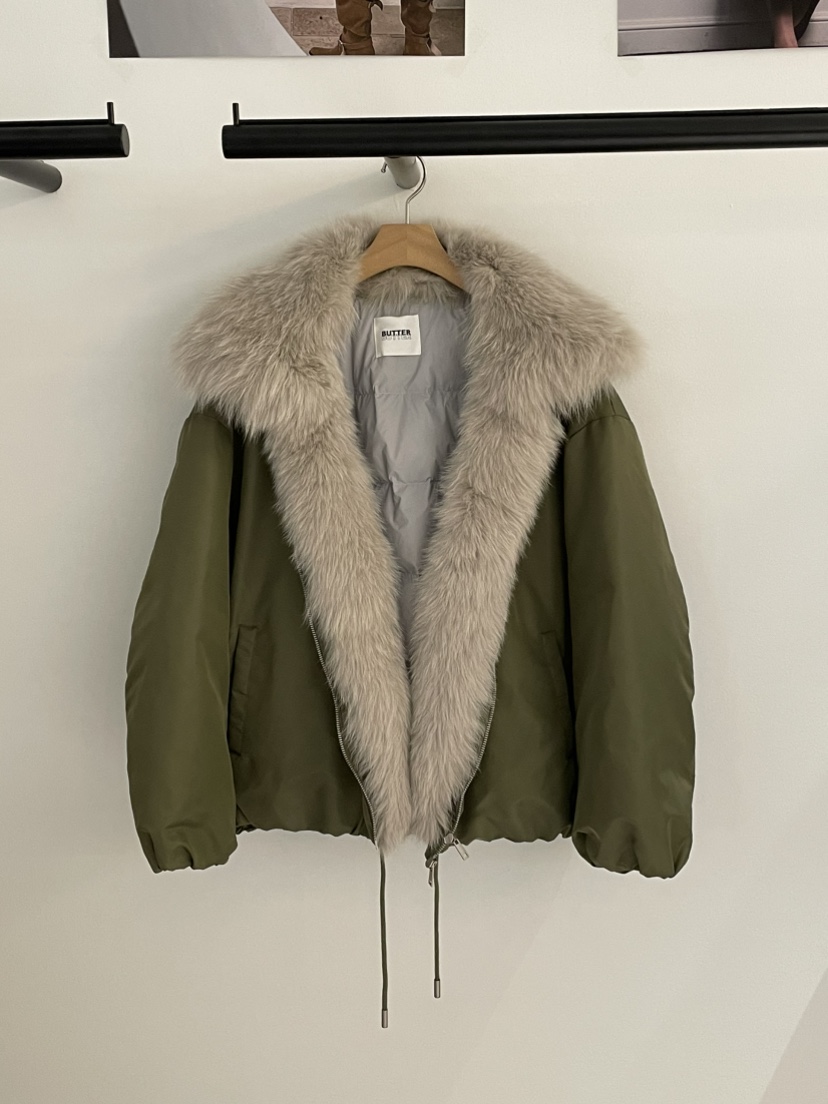 BUTTER-P東大門㊣代購女士新品25秋冬職業短款羽絨服填充鴨絨BUTTER-P短款羽絨服圖色2