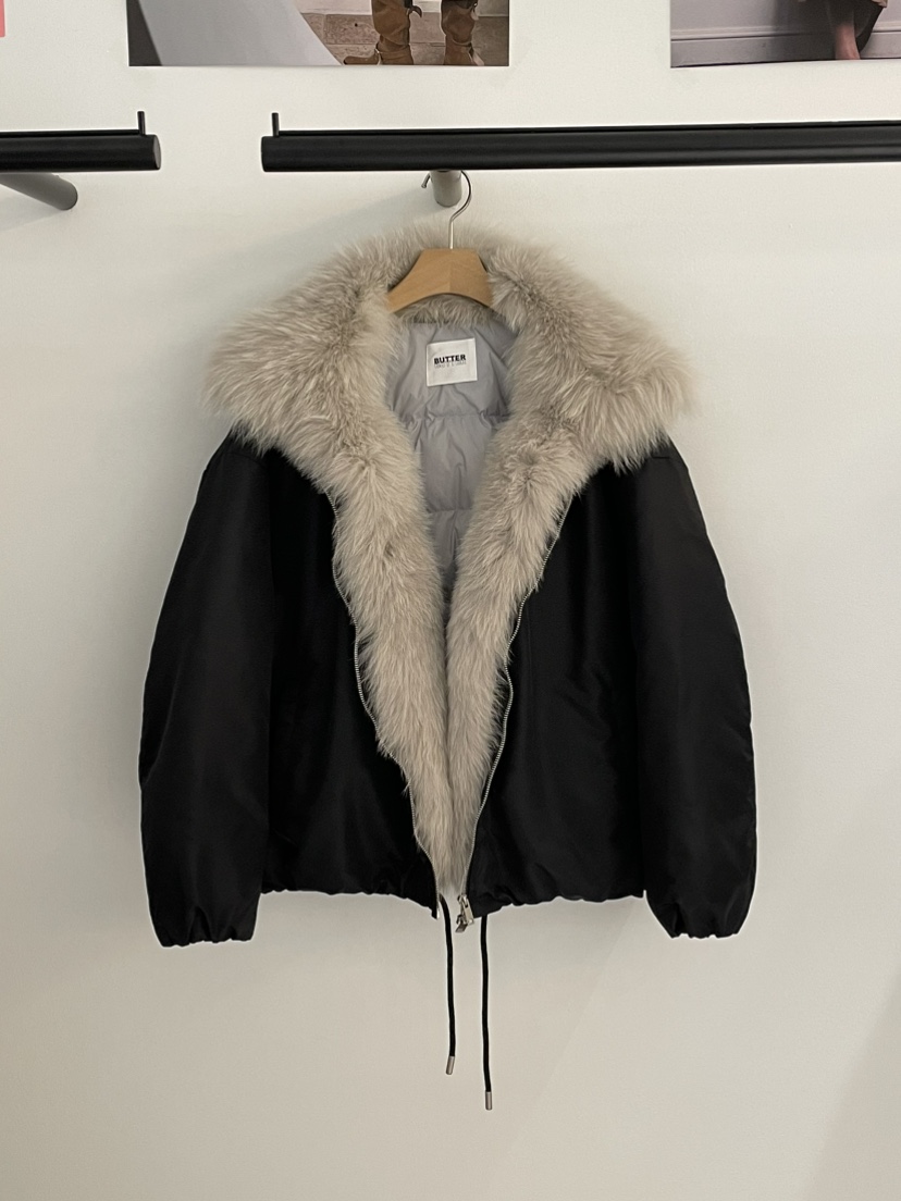 BUTTER-P東大門㊣代購女士新品25秋冬職業短款羽絨服填充鴨絨BUTTER-P短款羽絨服圖色3