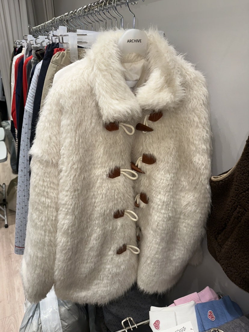 ARCHIVE-P東大門㊣代購女裝新款推薦真品25秋冬時尚短款大衣ARCHIVE-P短款大衣