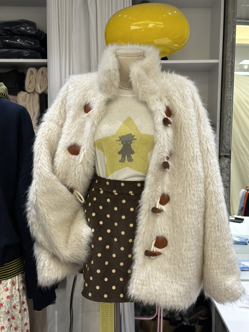 ARCHIVE-P東大門㊣代購女裝新款推薦真品25秋冬時尚短款大衣ARCHIVE-P短款大衣