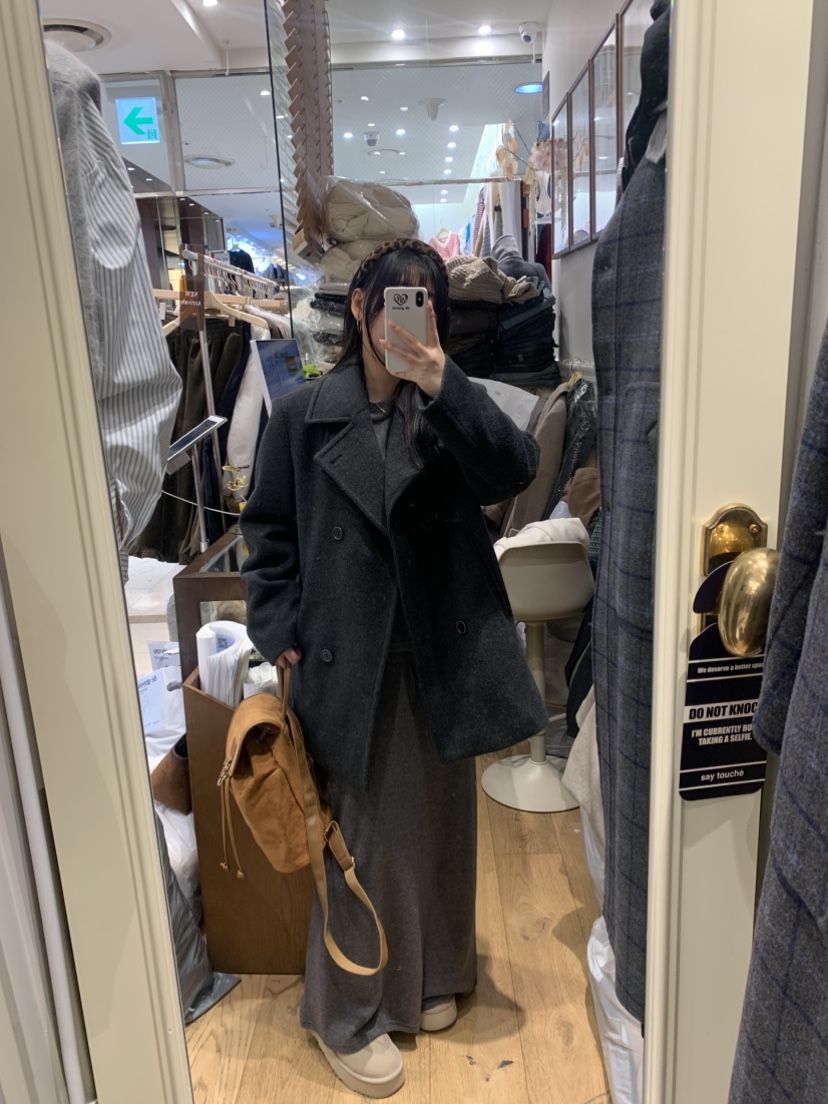 DE GO YOU東大門㊣直郵女士新品真品熱賣中長款大衣涂層雙層DE GO YOU中長款大衣