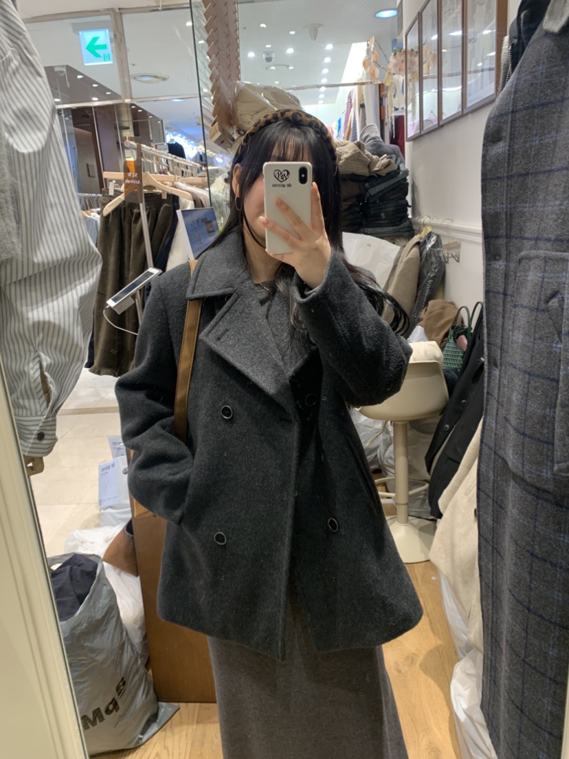 DE GO YOU東大門㊣直郵女士新品真品熱賣中長款大衣涂層雙層DE GO YOU中長款大衣