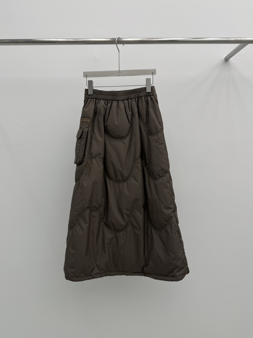 SEARE韓國直郵㊣女裝新款人氣熱賣真品25秋冬時尚推薦長裙絎縫SEARE長裙