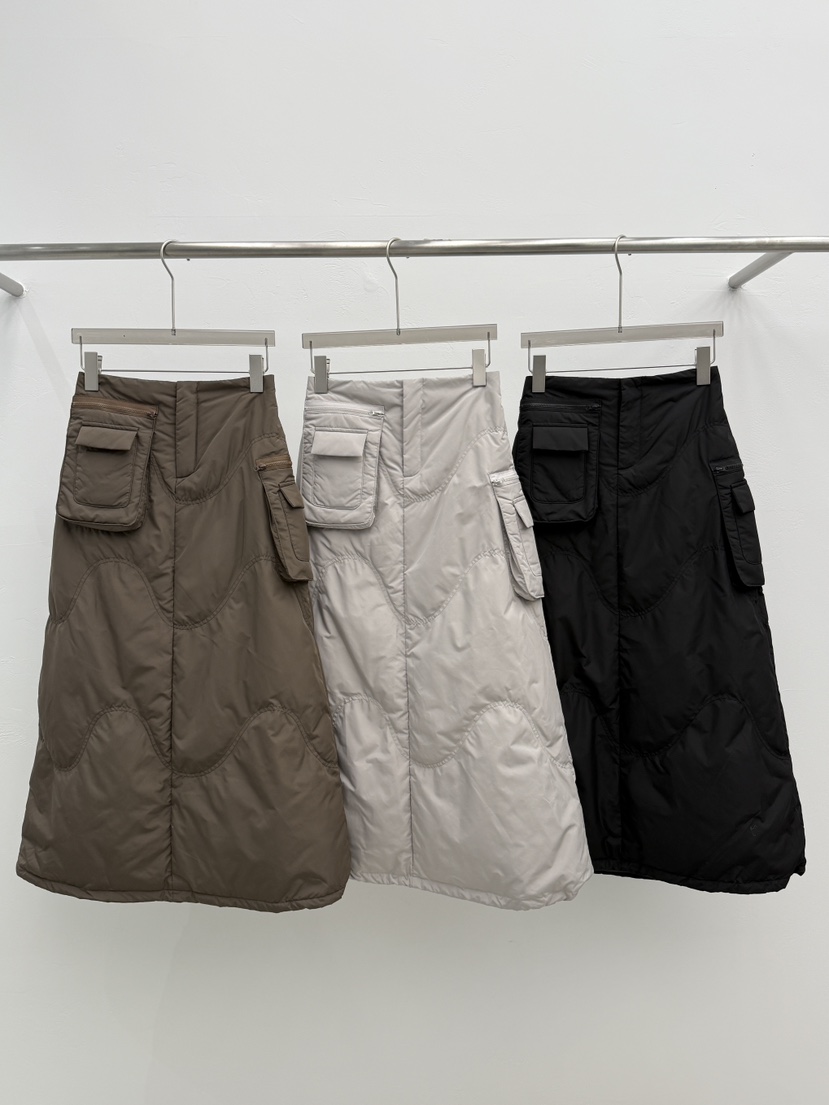 SEARE韓國直郵㊣女裝新款人氣熱賣真品25秋冬時尚推薦長裙絎縫SEARE長裙