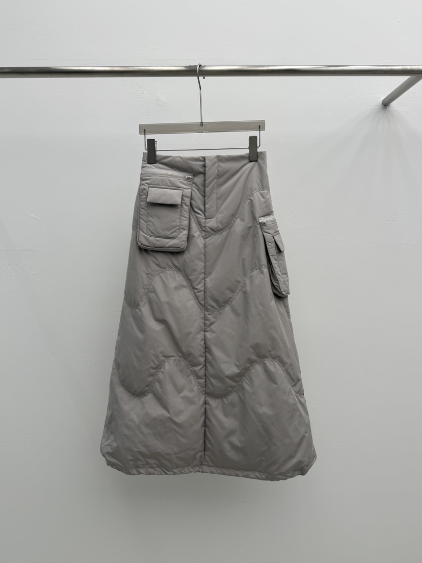 SEARE韓國直郵㊣女裝新款人氣熱賣真品25秋冬時尚推薦長裙絎縫SEARE長裙圖色1