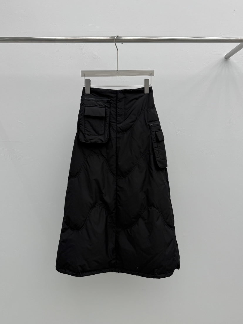 SEARE韓國直郵㊣女裝新款人氣熱賣真品25秋冬時尚推薦長裙絎縫SEARE長裙圖色3