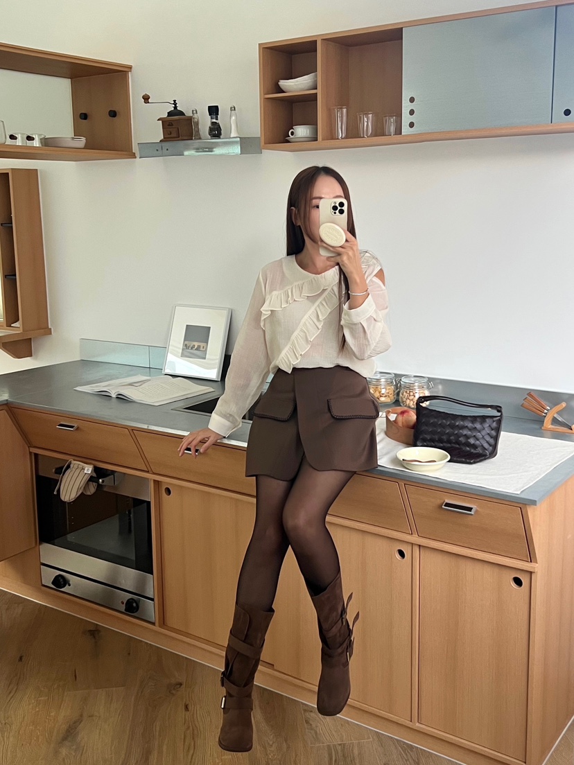 BOLD韓國直郵㊣女裝新款推薦職業人氣時尚休閑25秋冬熱賣裙褲BOLD裙褲