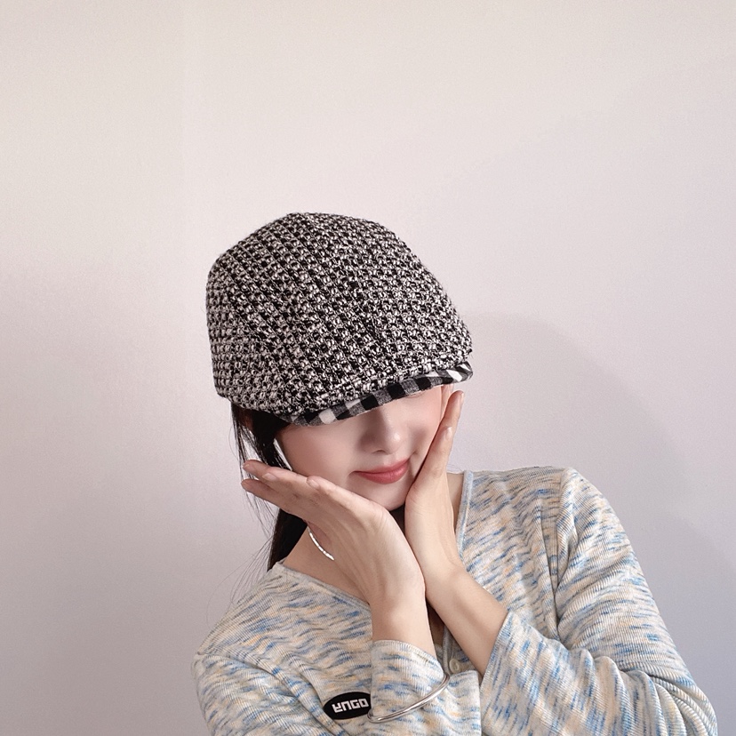 LOVELY HAT韓國直郵㊣女士新品熱賣休閑25秋冬職業人氣帽子LOVELY HAT帽子