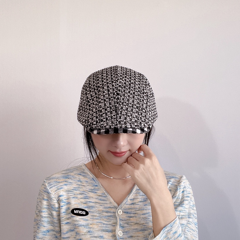 LOVELY HAT韓國直郵㊣女士新品熱賣休閑25秋冬職業人氣帽子LOVELY HAT帽子圖色1