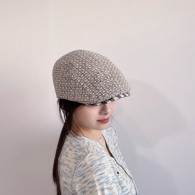 LOVELY HAT韓國直郵㊣女士新品熱賣休閑25秋冬職業人氣帽子LOVELY HAT帽子圖色2