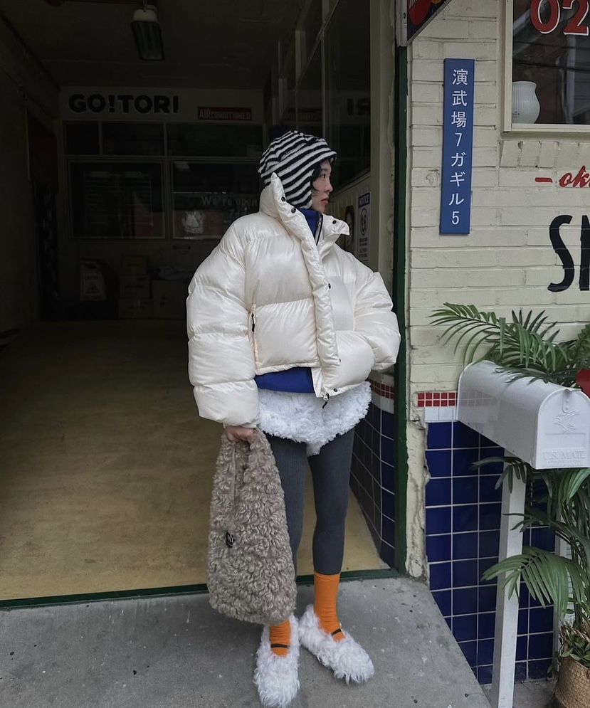 OURWAVE/OUR ROOM韓國直郵㊣女裝新款推薦短款羽絨服鴨絨Our Wave/Our Room短款羽絨服