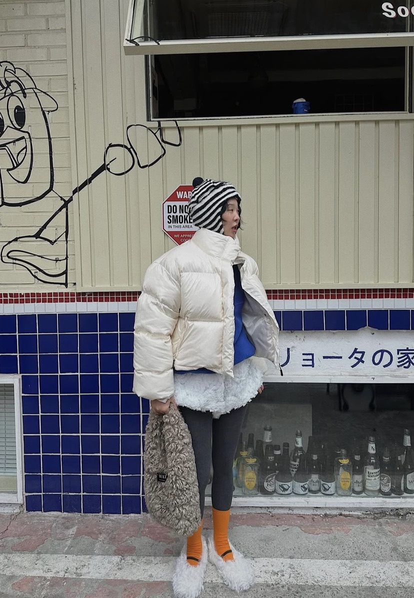 OURWAVE/OUR ROOM韓國直郵㊣女裝新款推薦短款羽絨服鴨絨Our Wave/Our Room短款羽絨服