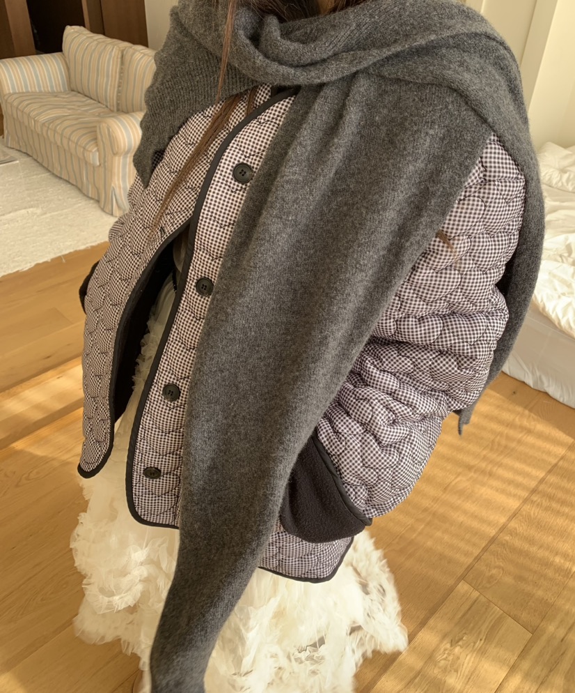 LIKEVAM韓國直郵㊣女裝新品25秋冬熱賣時尚推薦圍巾披肩披肩LIKEVAM圍巾/披肩