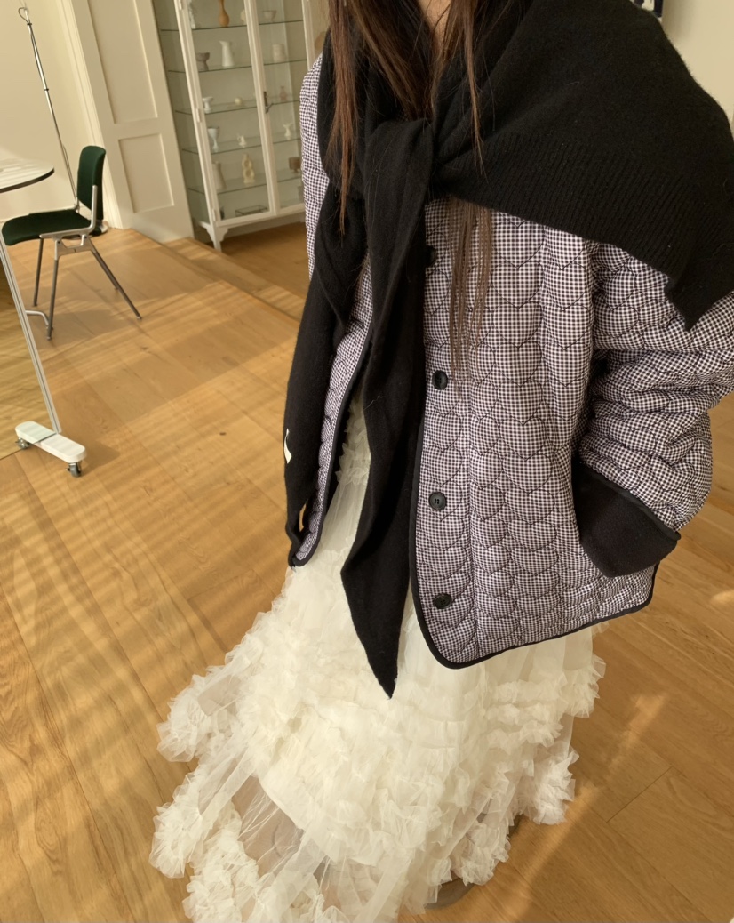 LIKEVAM韓國直郵㊣女裝新品25秋冬熱賣時尚推薦圍巾披肩披肩LIKEVAM圍巾/披肩