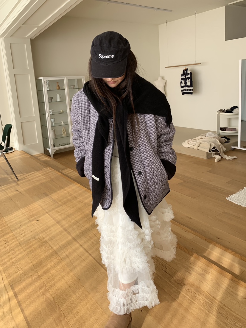 LIKEVAM韓國直郵㊣女裝新品25秋冬熱賣時尚推薦圍巾披肩披肩LIKEVAM圍巾/披肩