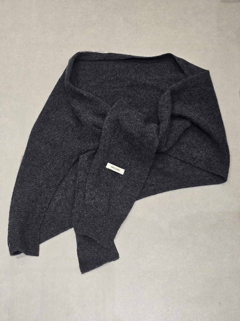 LIKEVAM韓國直郵㊣女裝新品25秋冬熱賣時尚推薦圍巾披肩披肩LIKEVAM圍巾/披肩圖色2