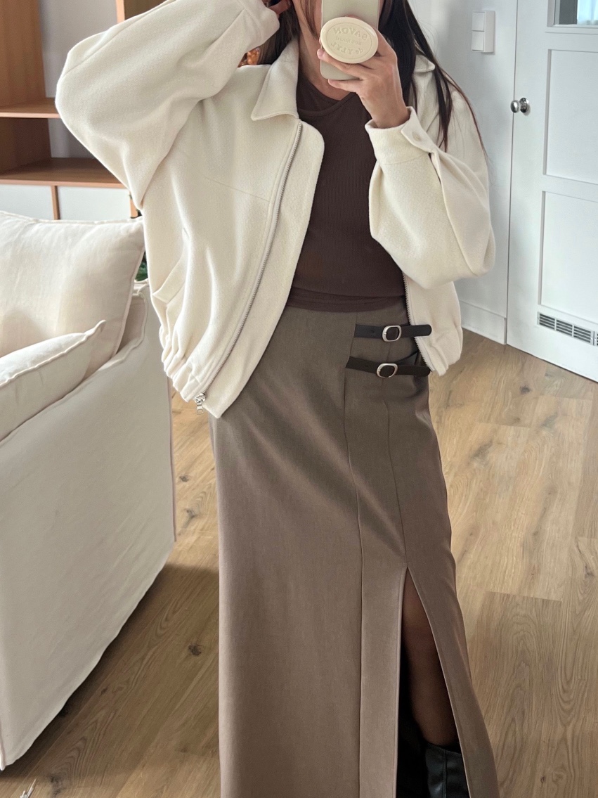 BOLD東大門㊣實拍女裝新品真品熱賣25秋冬時尚職業人氣長裙BOLD長裙