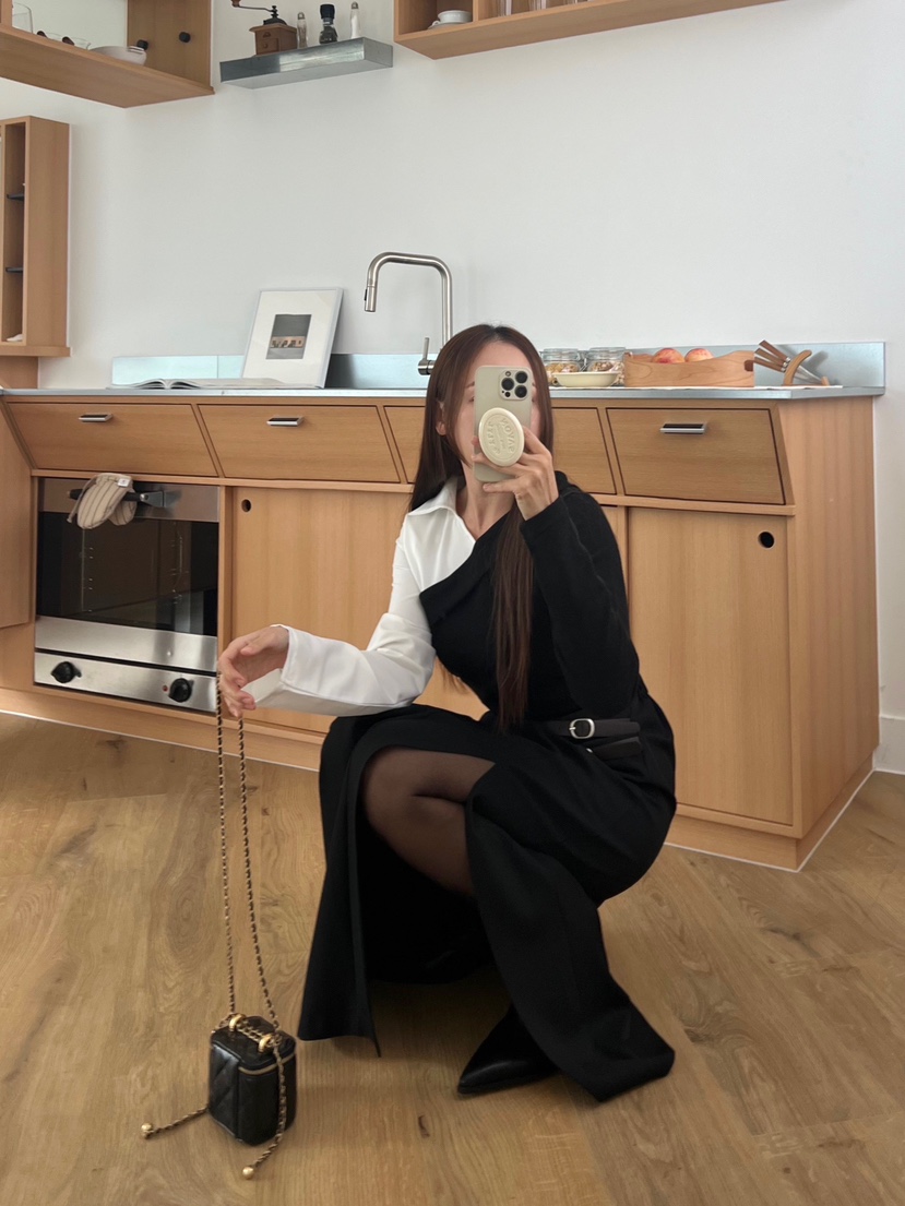 BOLD東大門㊣實拍女裝新品真品熱賣25秋冬時尚職業人氣長裙BOLD長裙