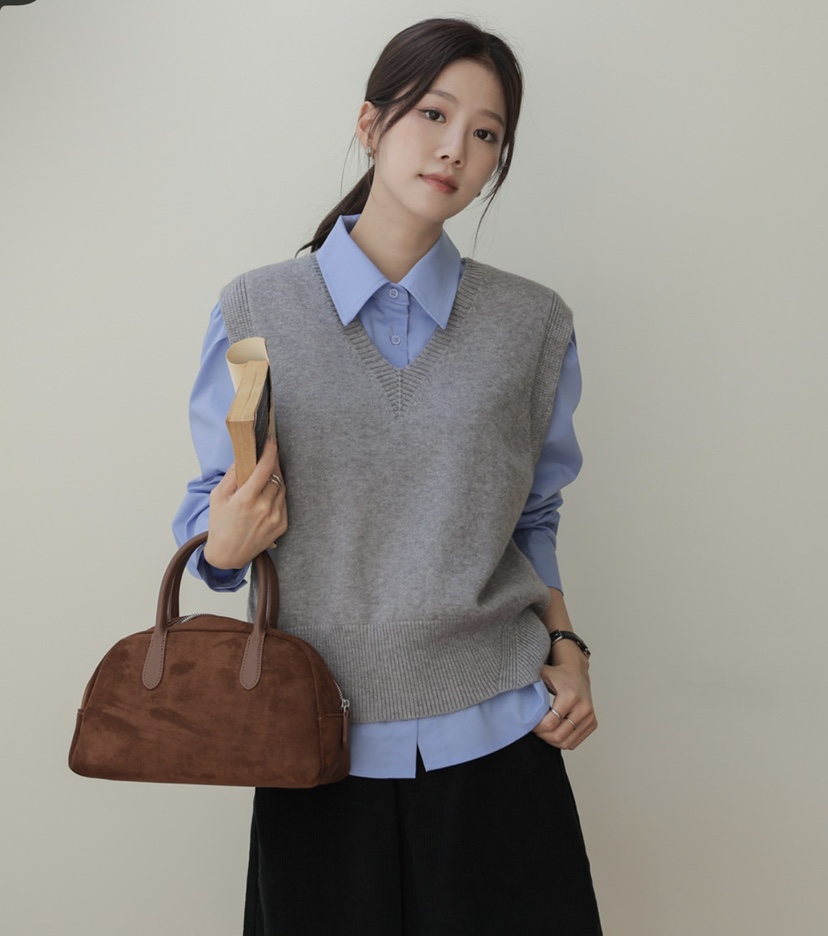 EOMPIT東大門㊣實拍女士新品時尚熱賣人氣25秋冬職業吊帶背心EOMPIT吊帶/背心