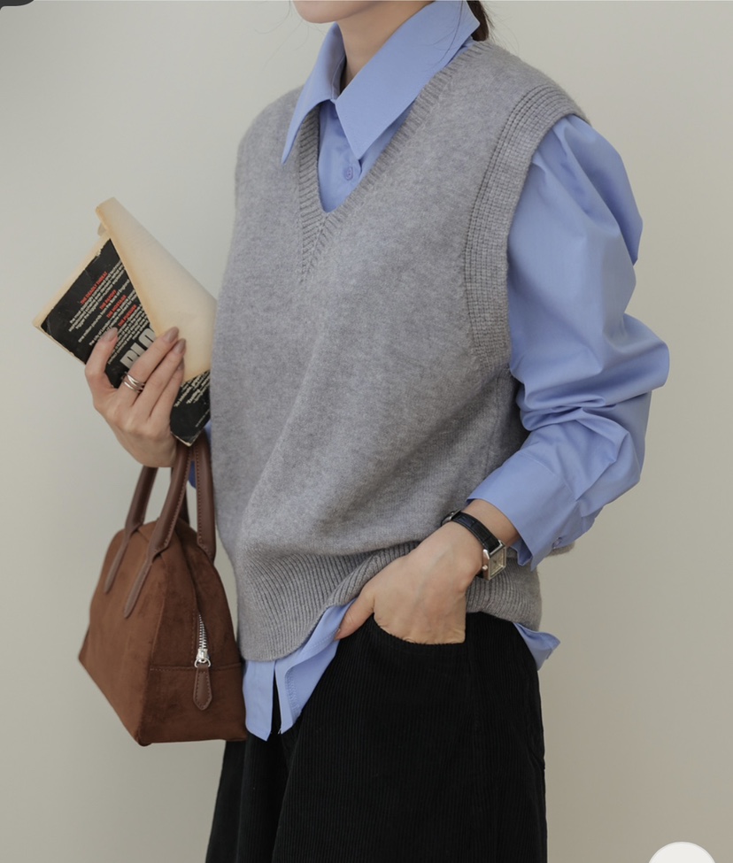 EOMPIT東大門㊣實拍女士新品時尚熱賣人氣25秋冬職業吊帶背心EOMPIT吊帶/背心