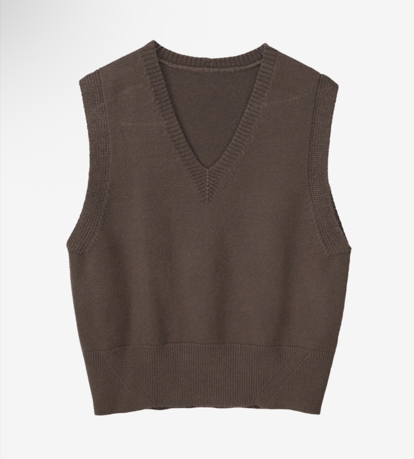 EOMPIT東大門㊣實拍女士新品時尚熱賣人氣25秋冬職業吊帶背心EOMPIT吊帶/背心圖色2