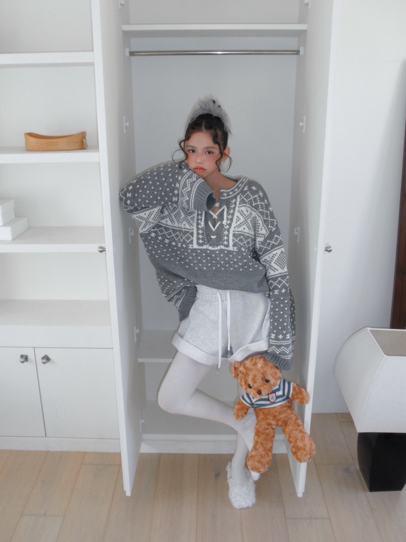 OURWAVE/OUR ROOM東大門㊣代購女士新品25秋冬時尚人氣毛衣Our Wave/Our Room毛衣