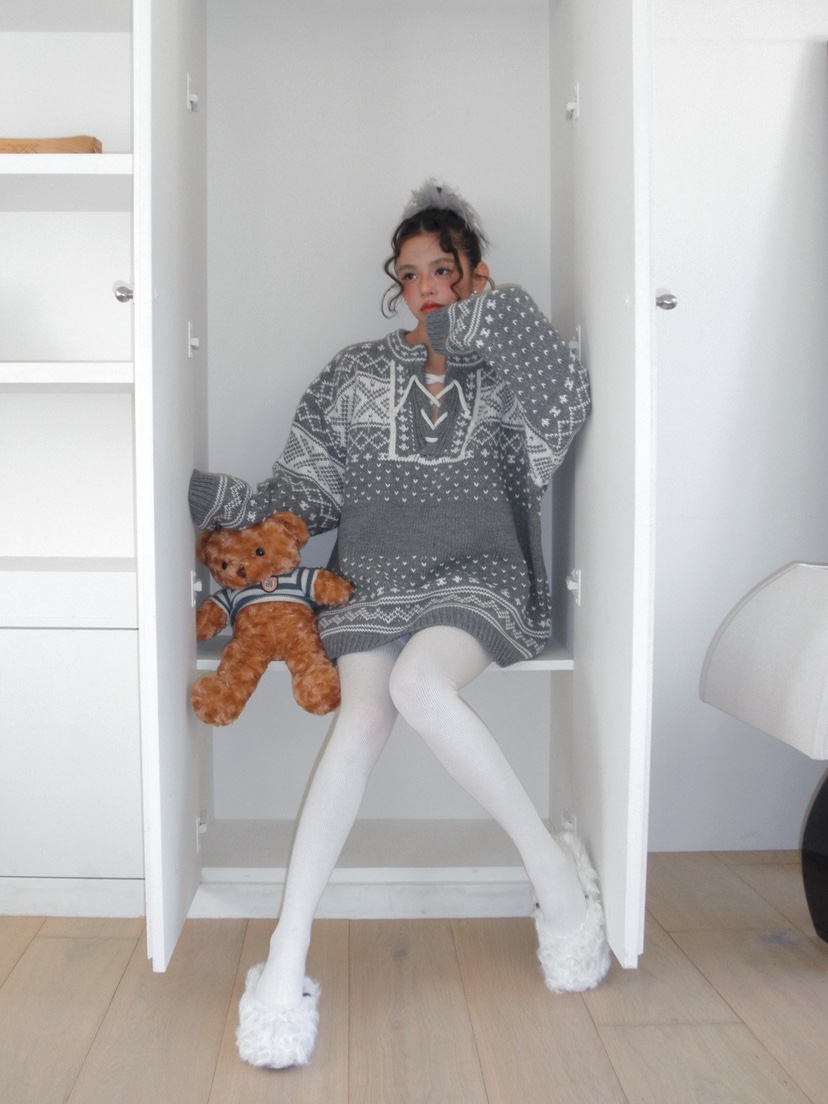 OURWAVE/OUR ROOM東大門㊣代購女士新品25秋冬時尚人氣毛衣Our Wave/Our Room毛衣