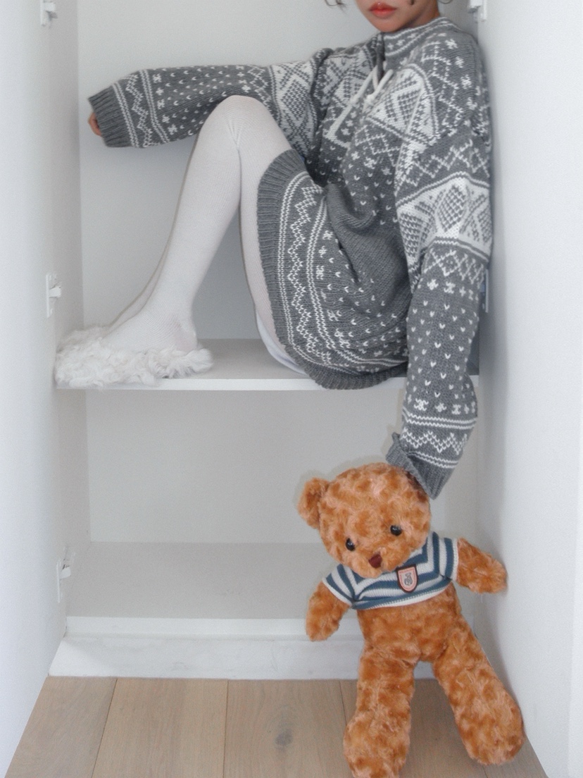 OURWAVE/OUR ROOM東大門㊣代購女士新品25秋冬時尚人氣毛衣Our Wave/Our Room毛衣