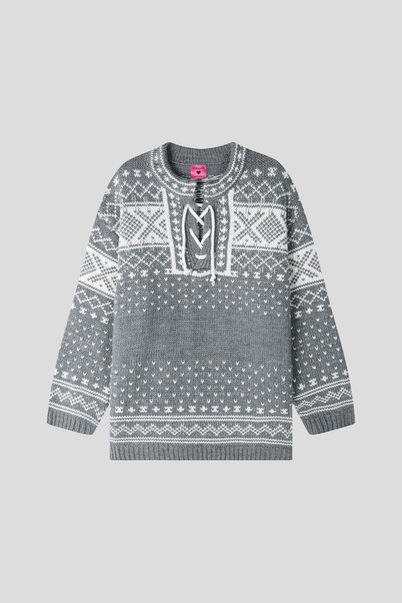 OURWAVE/OUR ROOM東大門㊣代購女士新品25秋冬時尚人氣毛衣Our Wave/Our Room毛衣圖色1