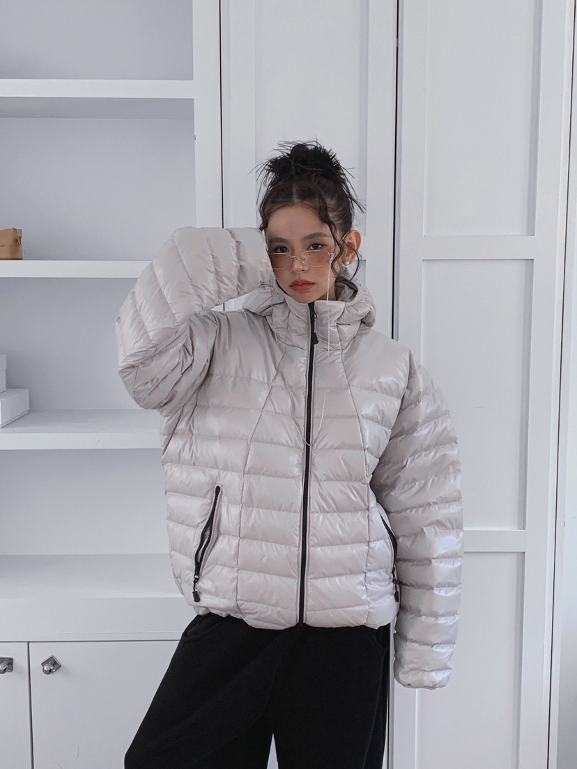 OURWAVE/OUR ROOM東大門㊣代購女裝新款休閑短款羽絨服鴨絨Our Wave/Our Room短款羽絨服