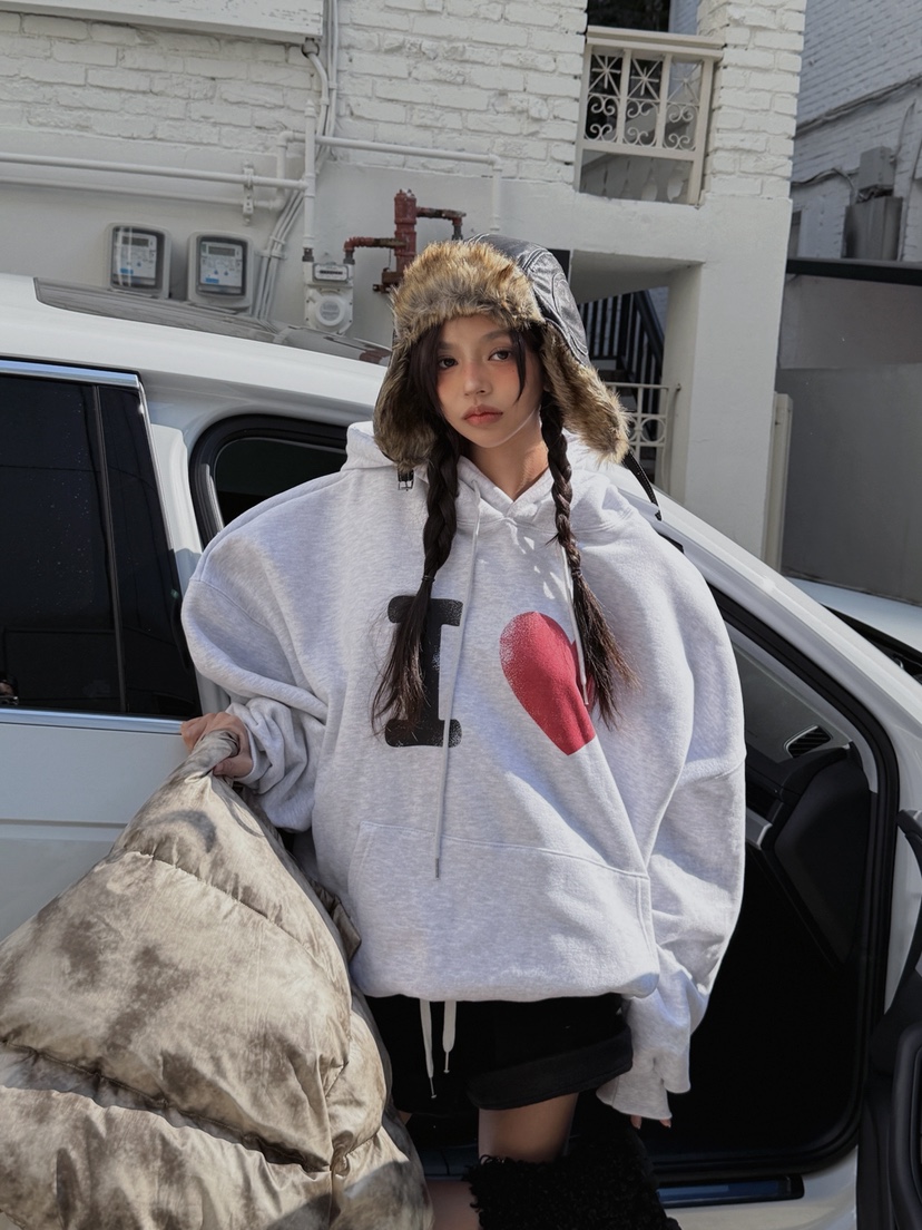 OURWAVE/OUR ROOM韓國代購㊣女士新款推薦衛衣連帽衫加絨Our Wave/Our Room衛衣