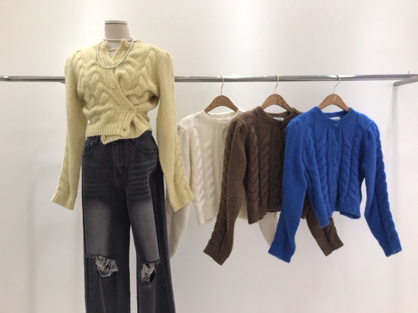 KC MARKET東大門㊣直郵女裝新款時尚人氣休閑25秋冬真品毛衣KC MARKET毛衣