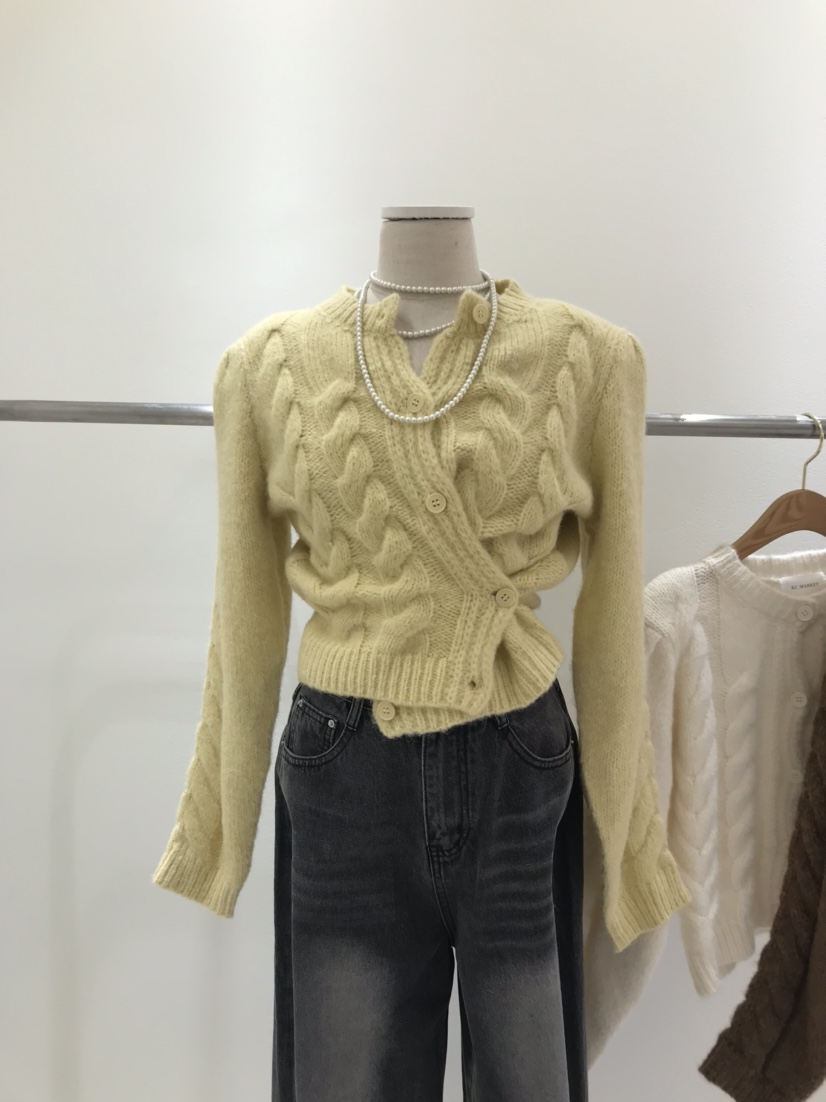 KC MARKET東大門㊣直郵女裝新款時尚人氣休閑25秋冬真品毛衣KC MARKET毛衣