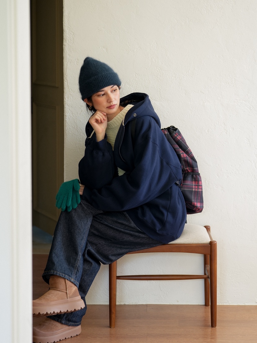 MILUI東大門㊣直郵女裝新品推薦休閑職業25秋冬熱賣衛衣拉鏈MILUI衛衣