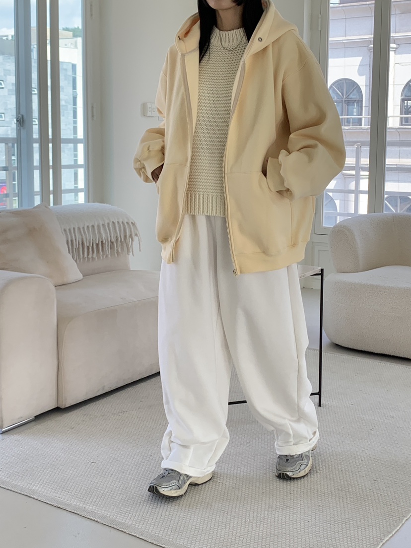 MILUI東大門㊣直郵女裝新品推薦休閑職業25秋冬熱賣衛衣拉鏈MILUI衛衣