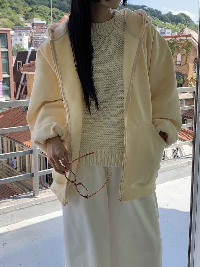 MILUI東大門㊣直郵女裝新品推薦休閑職業25秋冬熱賣衛衣拉鏈MILUI衛衣