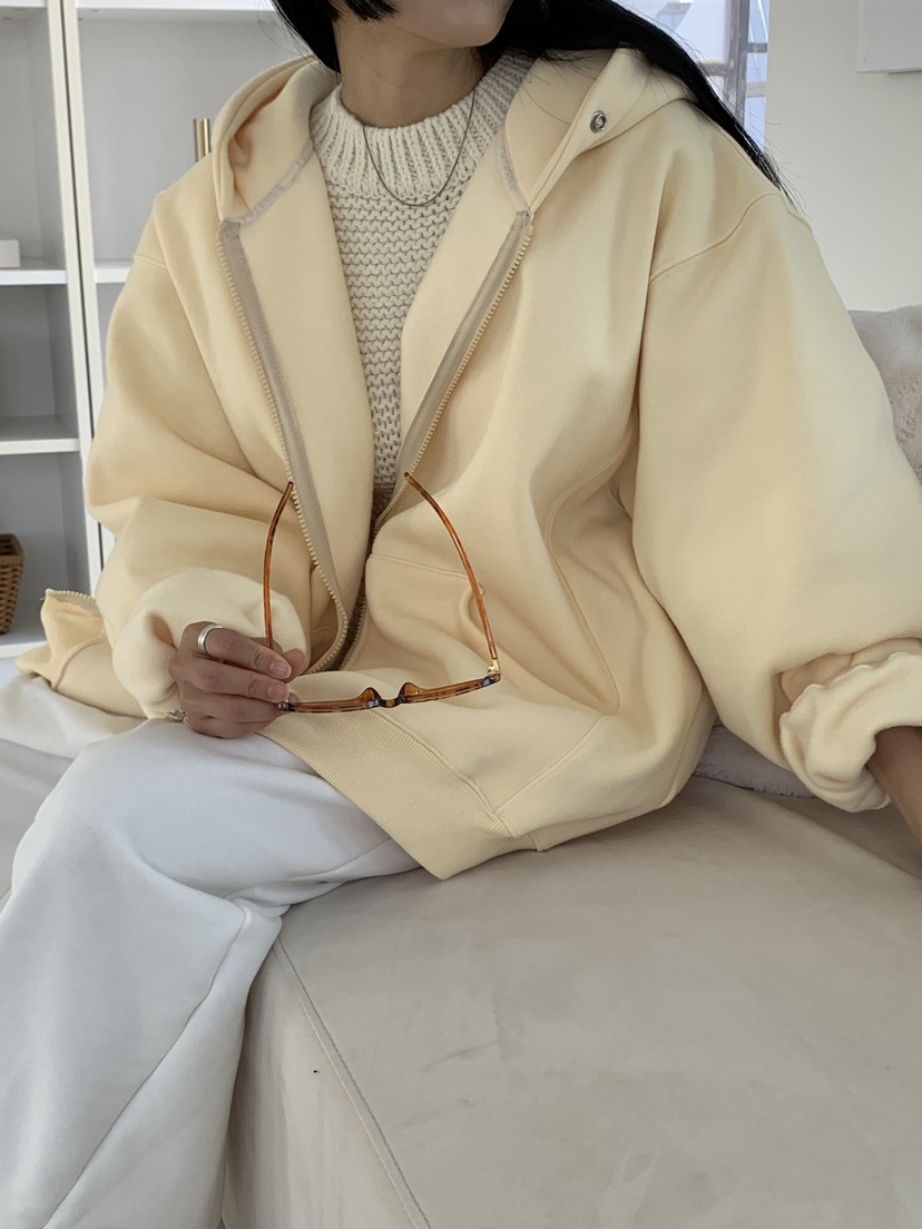 MILUI東大門㊣直郵女裝新品推薦休閑職業25秋冬熱賣衛衣拉鏈MILUI衛衣