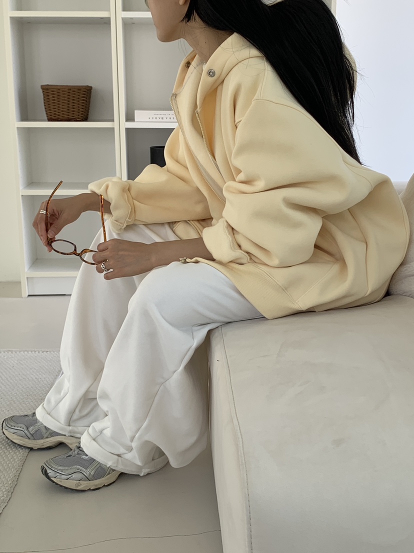 MILUI東大門㊣直郵女裝新品推薦休閑職業25秋冬熱賣衛衣拉鏈MILUI衛衣